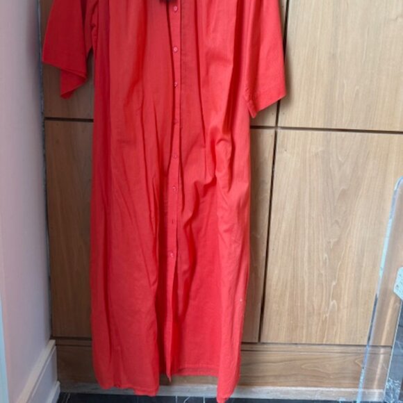 NWT Coral Red Glam Soaked Caftan - Size Small - Picture 2 of 7